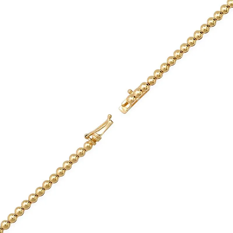 1/3 Illusion Set Diamond Flower Tennis Necklace