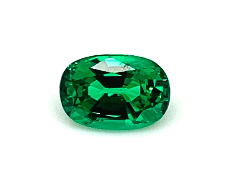 1.42 Carat Tsavorite Garnet Oval, Loose 3-Stone Ring or Pendant Unset Gemstone