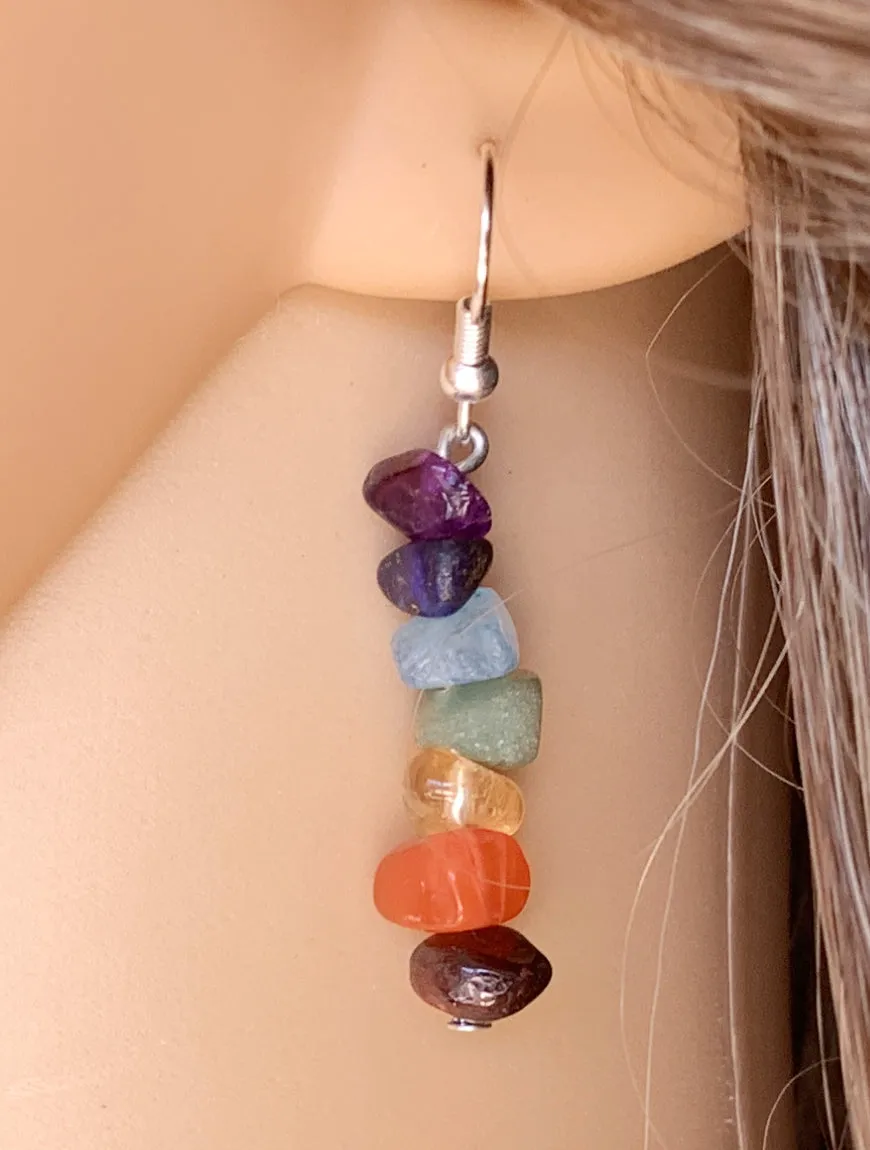 7 Chakra Earrings