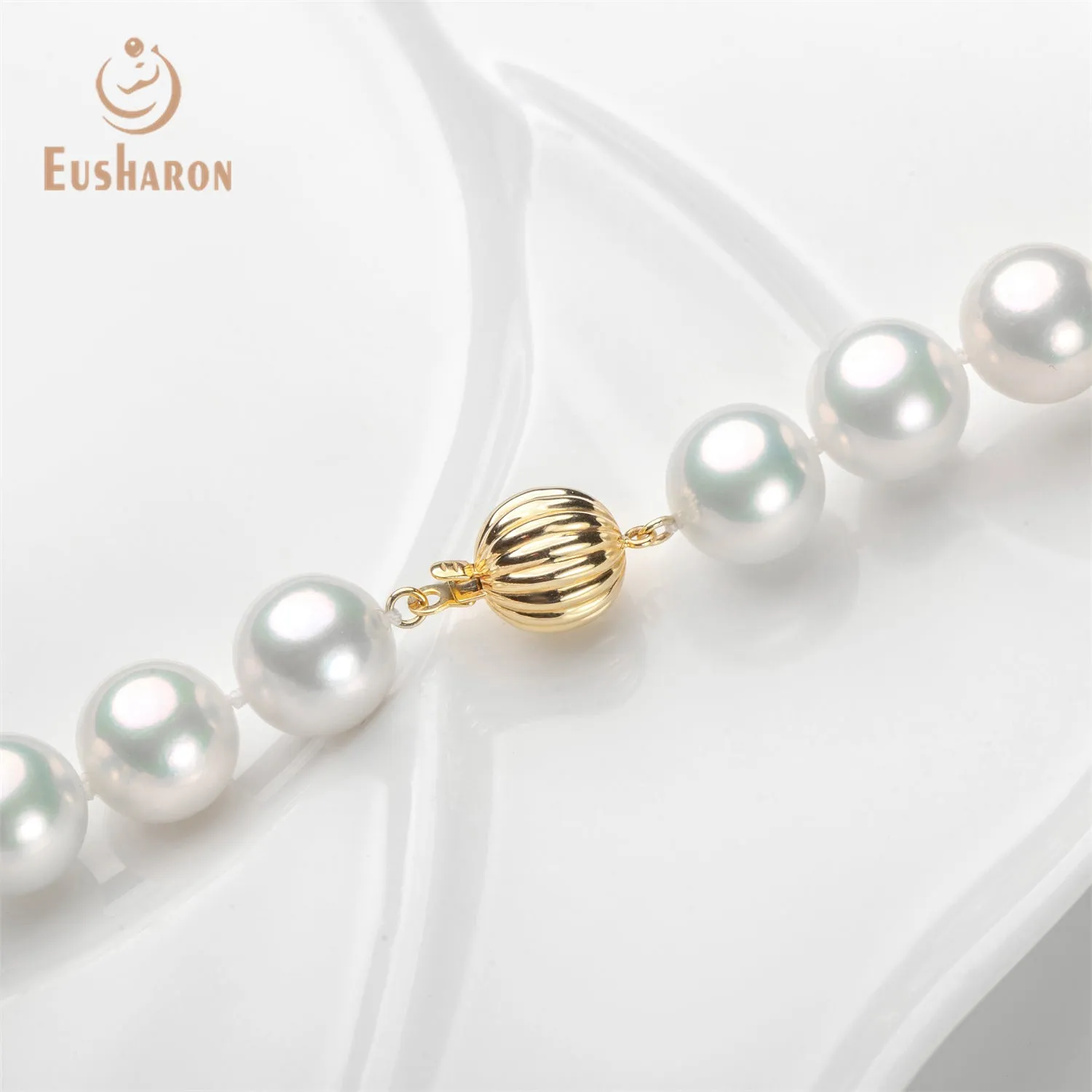 9-12mm AAA  White Edison Pearl Necklace