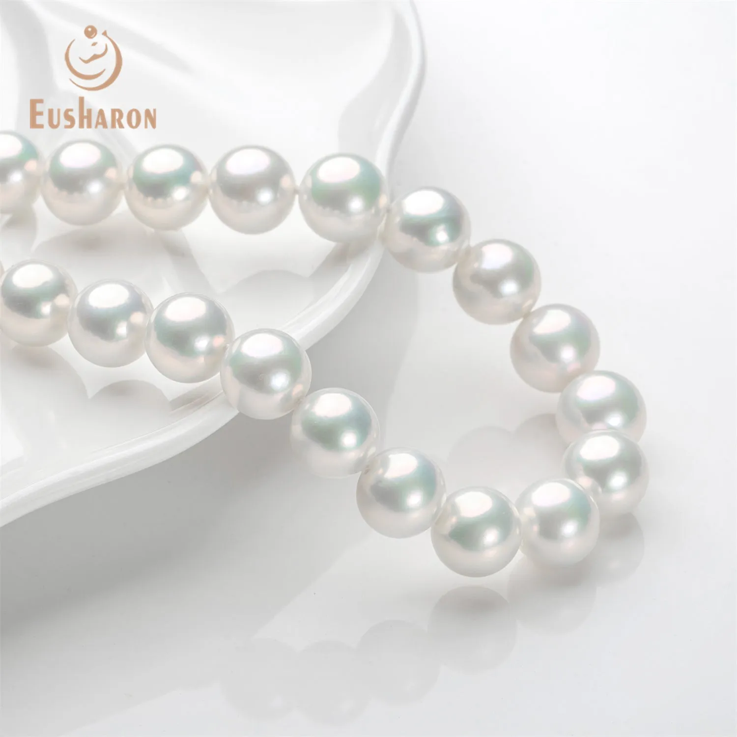 9-12mm AAA  White Edison Pearl Necklace