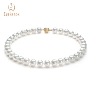 9-12mm AAA  White Edison Pearl Necklace