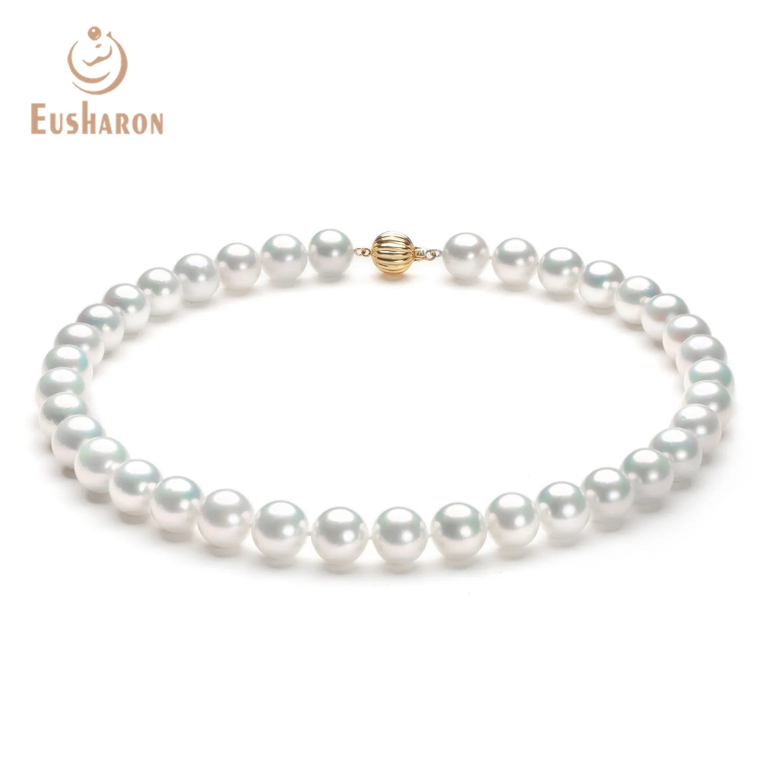 9-12mm AAA  White Edison Pearl Necklace