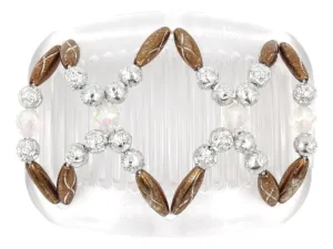 African Butterfly Hair Comb - Dalena Clear 136
