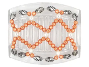 African Butterfly Thick Hair Comb - Ndalena Clear 90