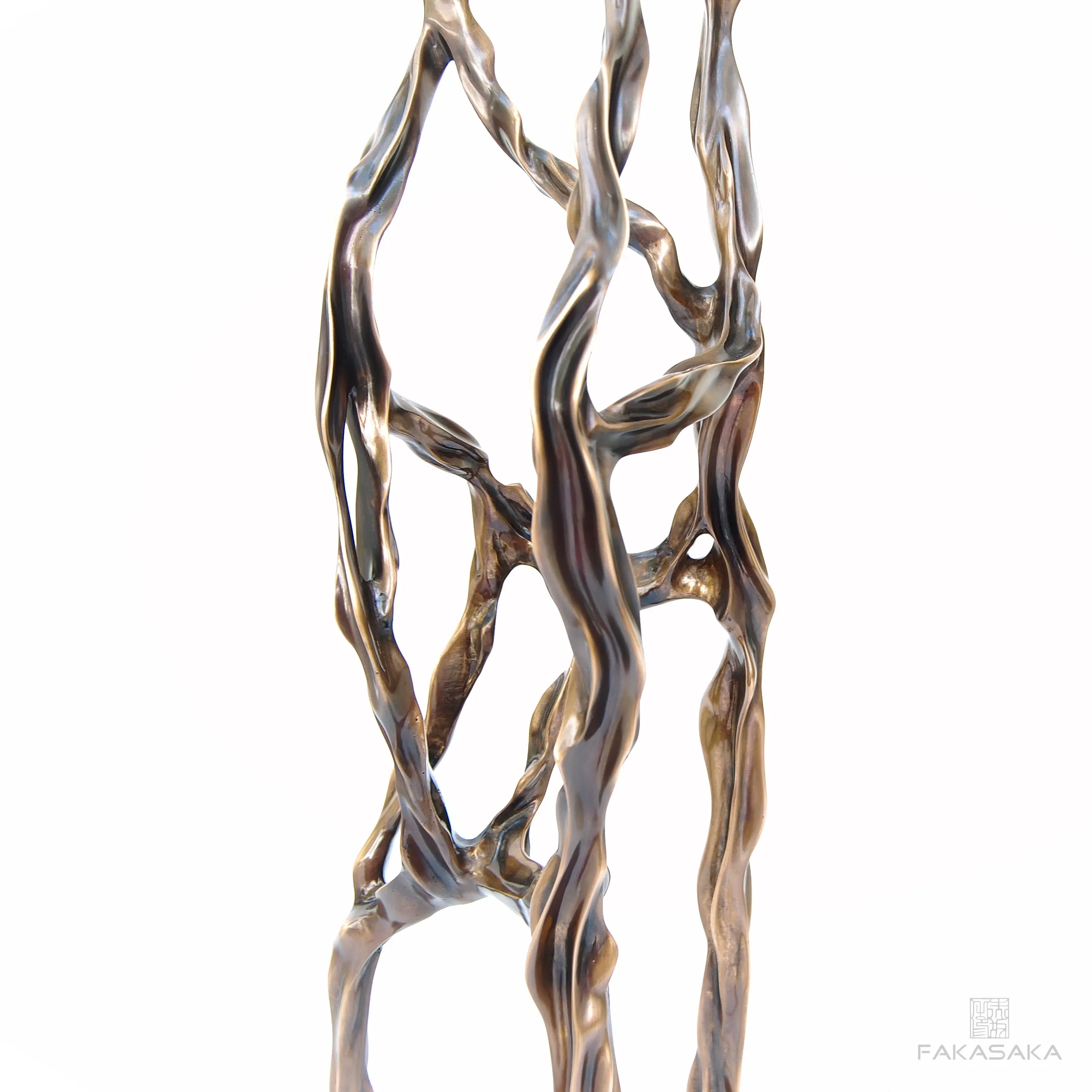 ALEXIA DRINK TABLE<br><br>TRANSLUCENT ONYX<br>BLACKBROWN BRONZE