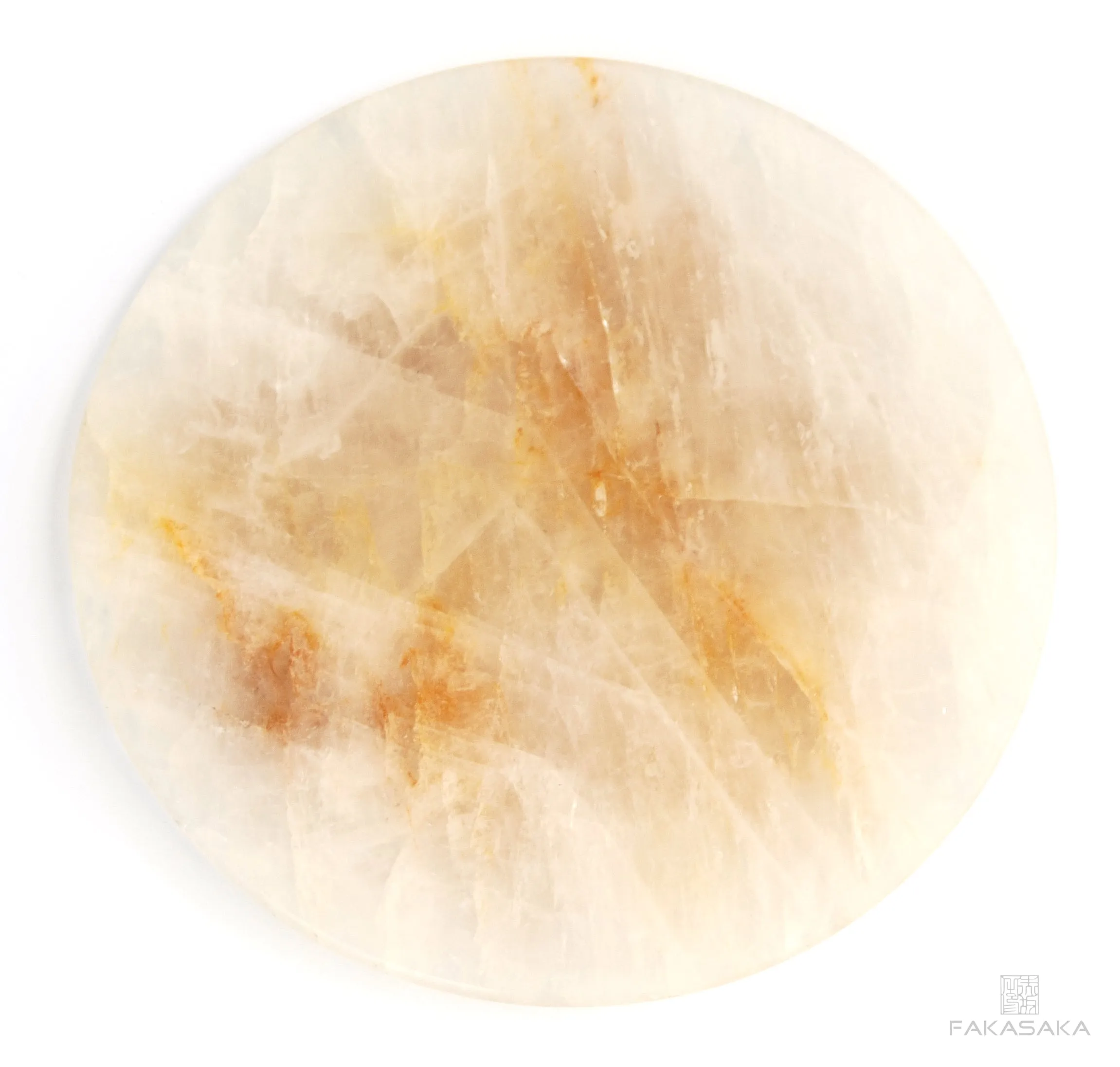 ALEXIA DRINK TABLE<br><br>TRANSLUCENT ONYX<br>BLACKBROWN BRONZE