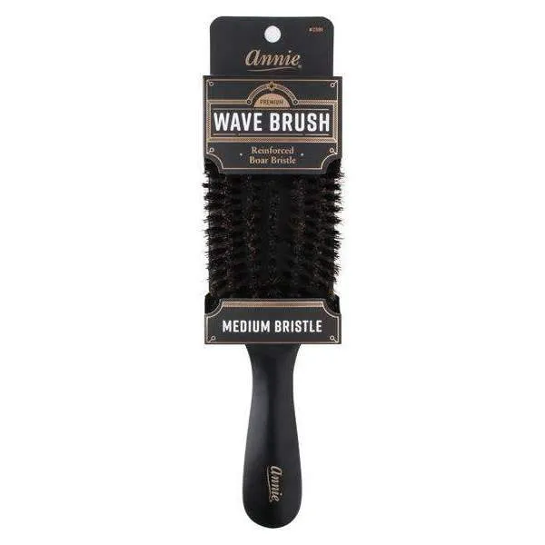 Annie Premium Medium Wave Boar Bristle Brush (2381)