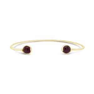 Artemis - Rhodolite Garnet - Bangle