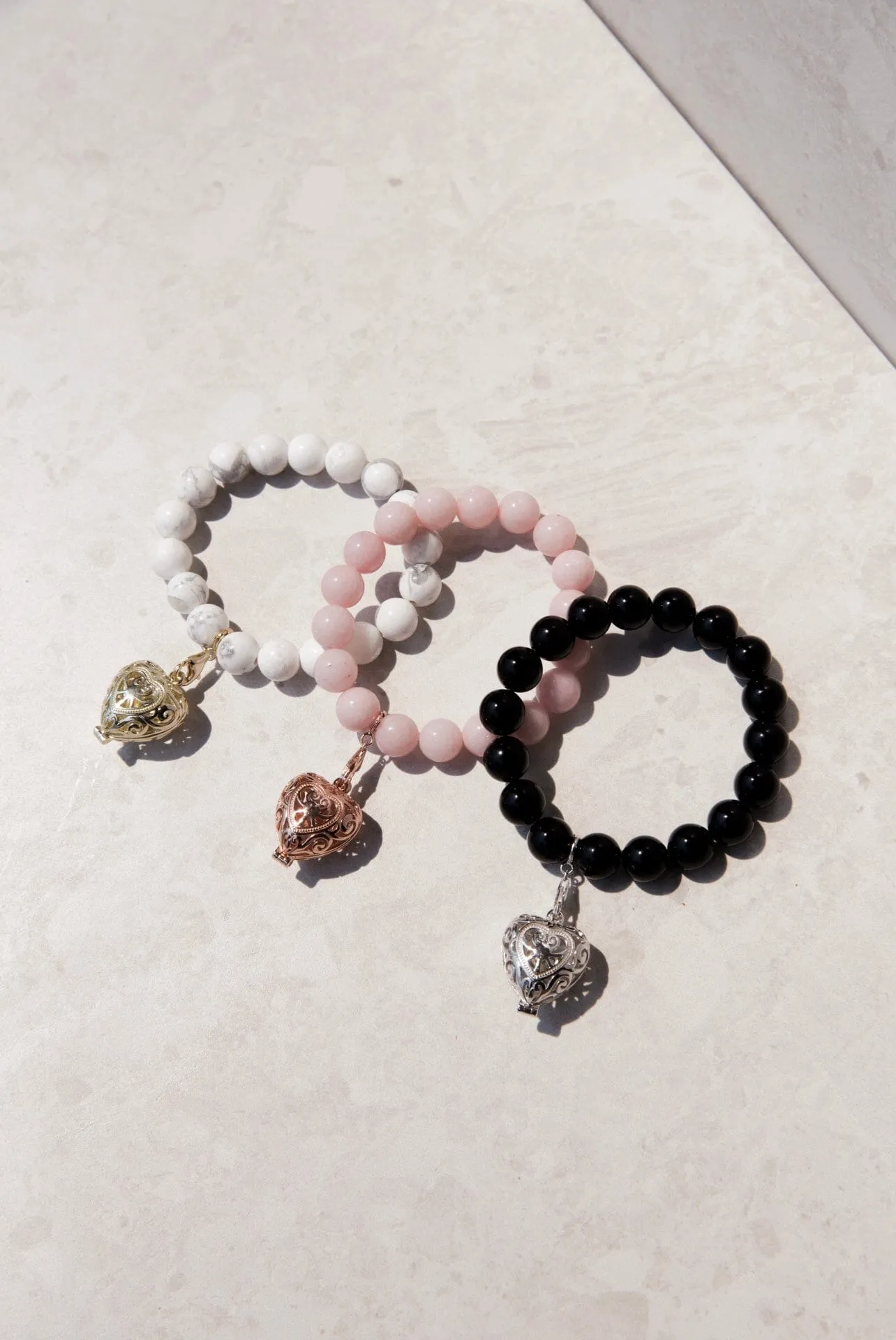 Bead Perfumed Bracelet - Passion Gold