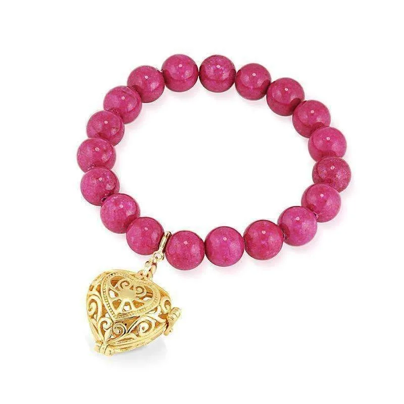 Bead Perfumed Bracelet - Passion Gold