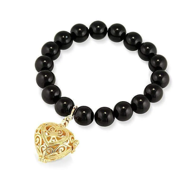 Bead Perfumed Bracelet - Passion Gold