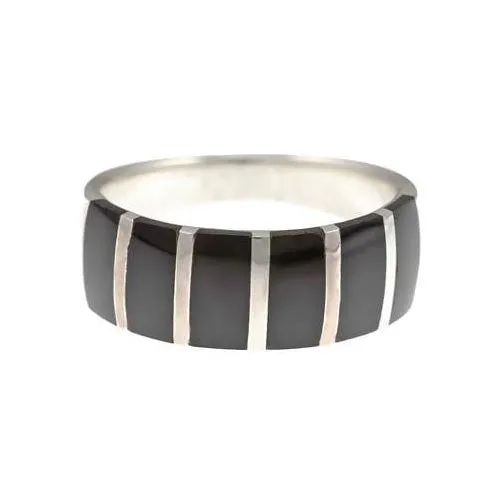 Black Onyx and Sterling Silver Ring