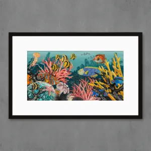 CORAL REEF limited edition paper print