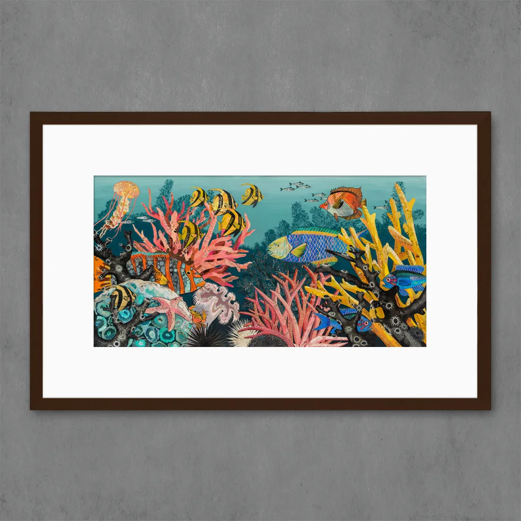 CORAL REEF limited edition paper print