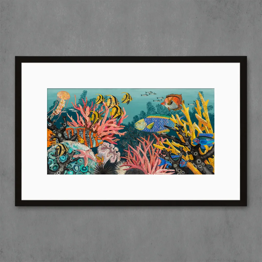 CORAL REEF limited edition paper print