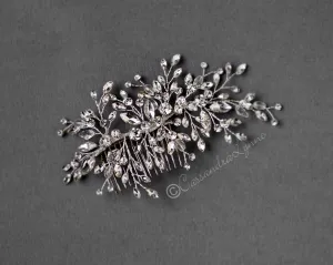 Crystal Bridal Hair Comb with Marquise Jewels