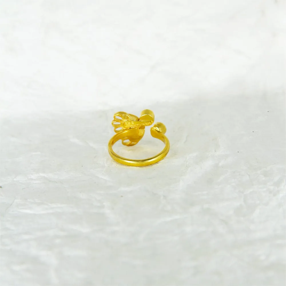 Cute Butterfly 92.5 Silver Ring