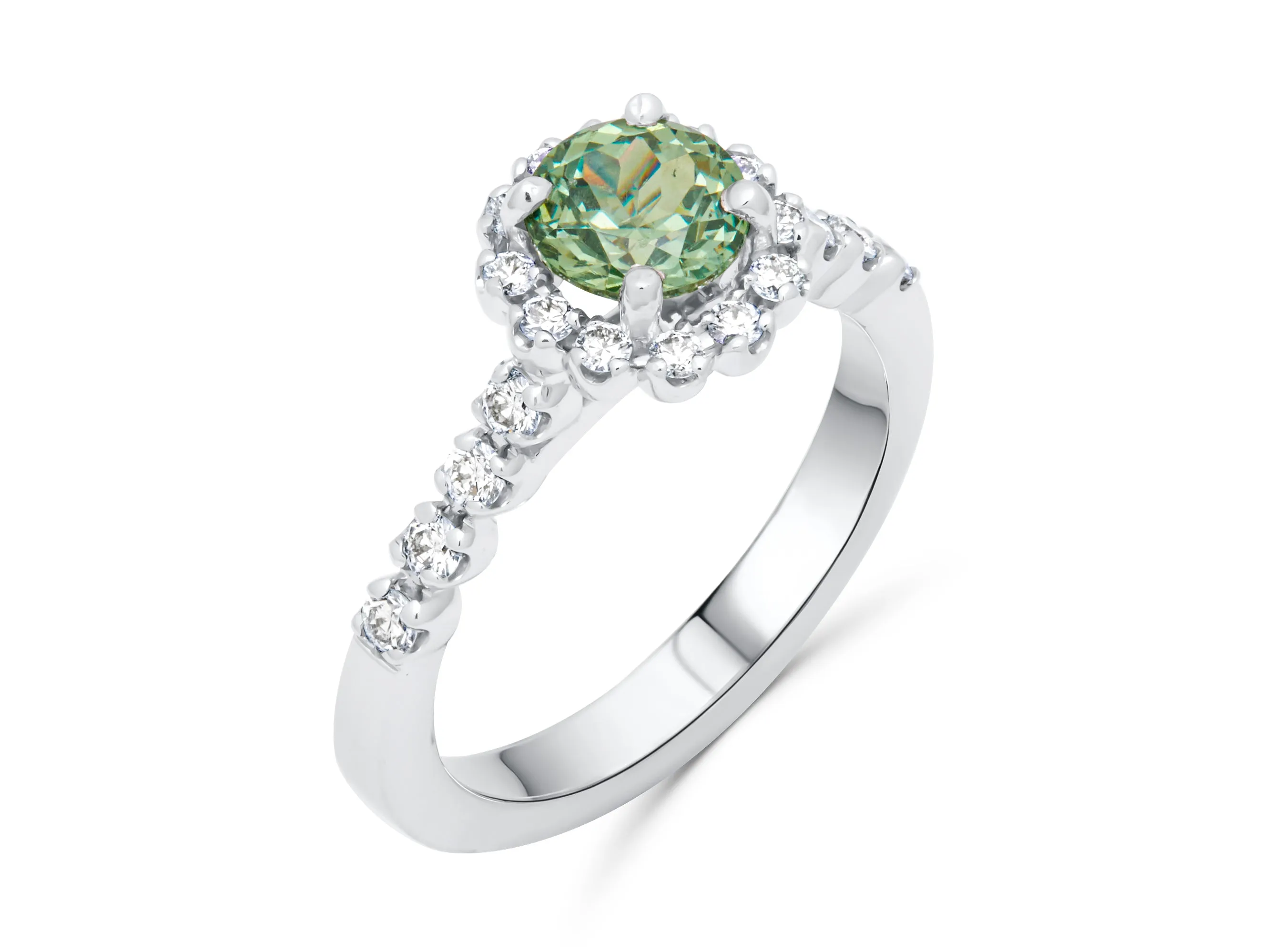 Demantoid Garnet Tsarina Ring