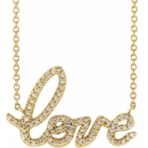Diamond Love Necklace