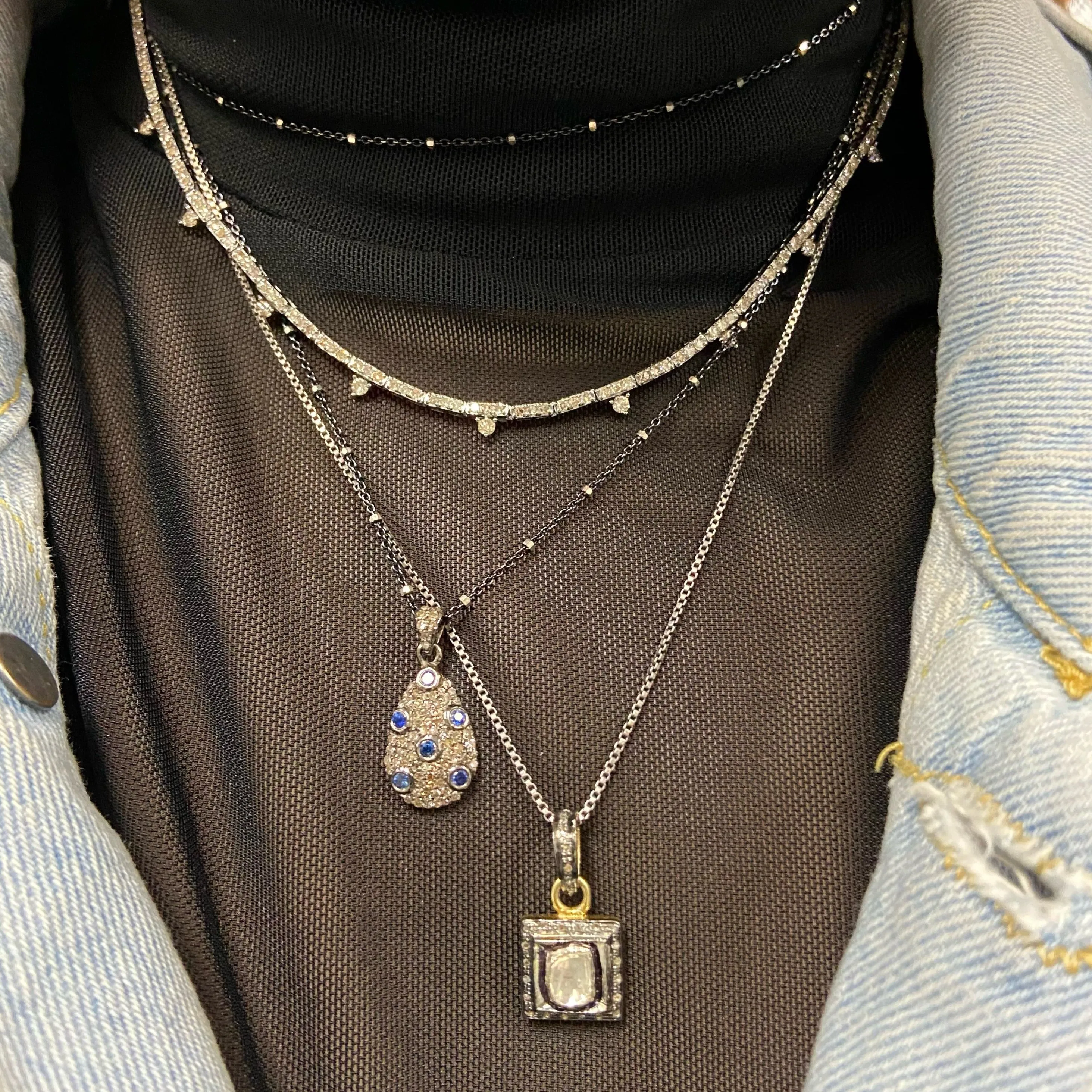 Diamond Spike Necklace