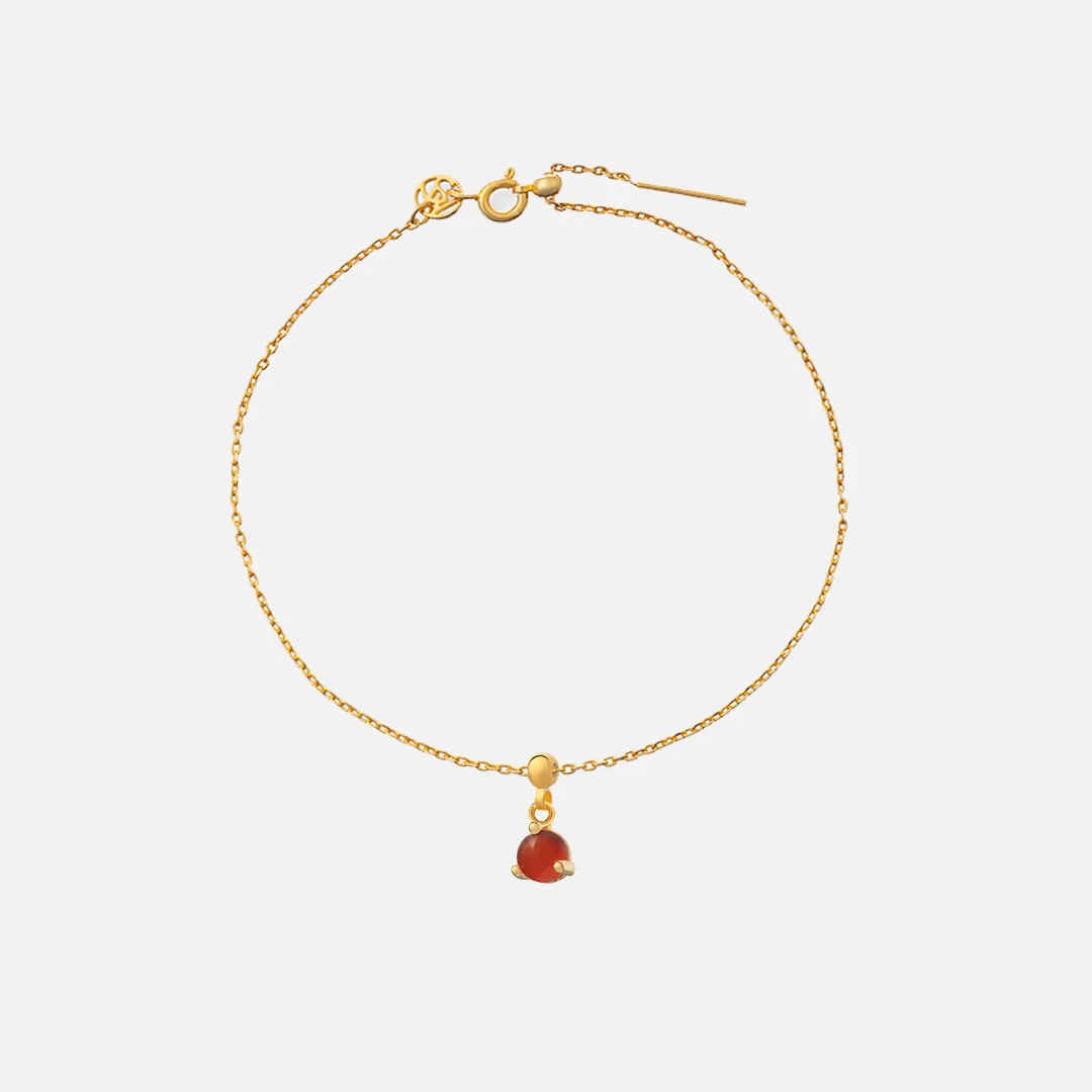 Garnet January Birthstone Bracelet