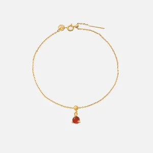 Garnet January Birthstone Bracelet