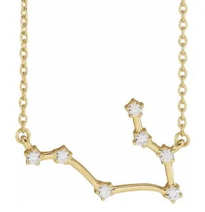 Gemini Diamond Constellation Necklace