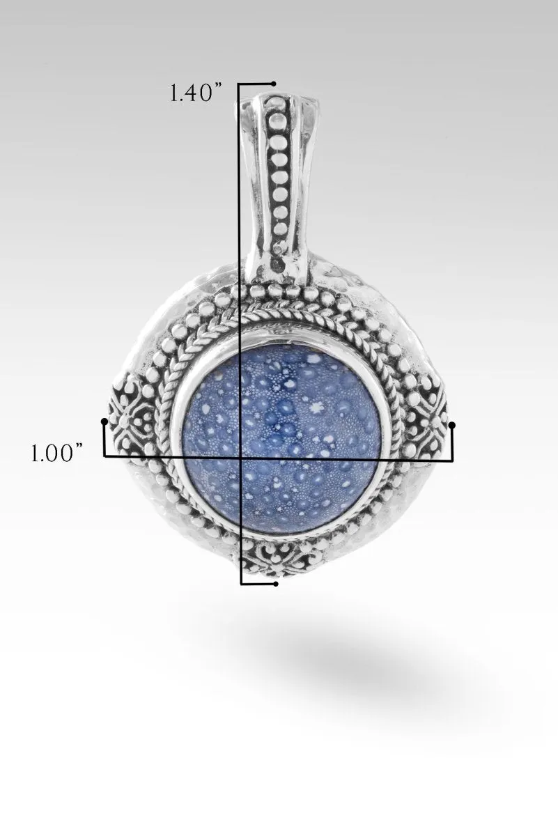 Good Hope Pendant™ in Blue Sponge Coral