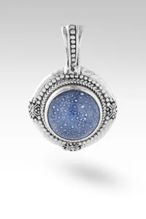 Good Hope Pendant™ in Blue Sponge Coral