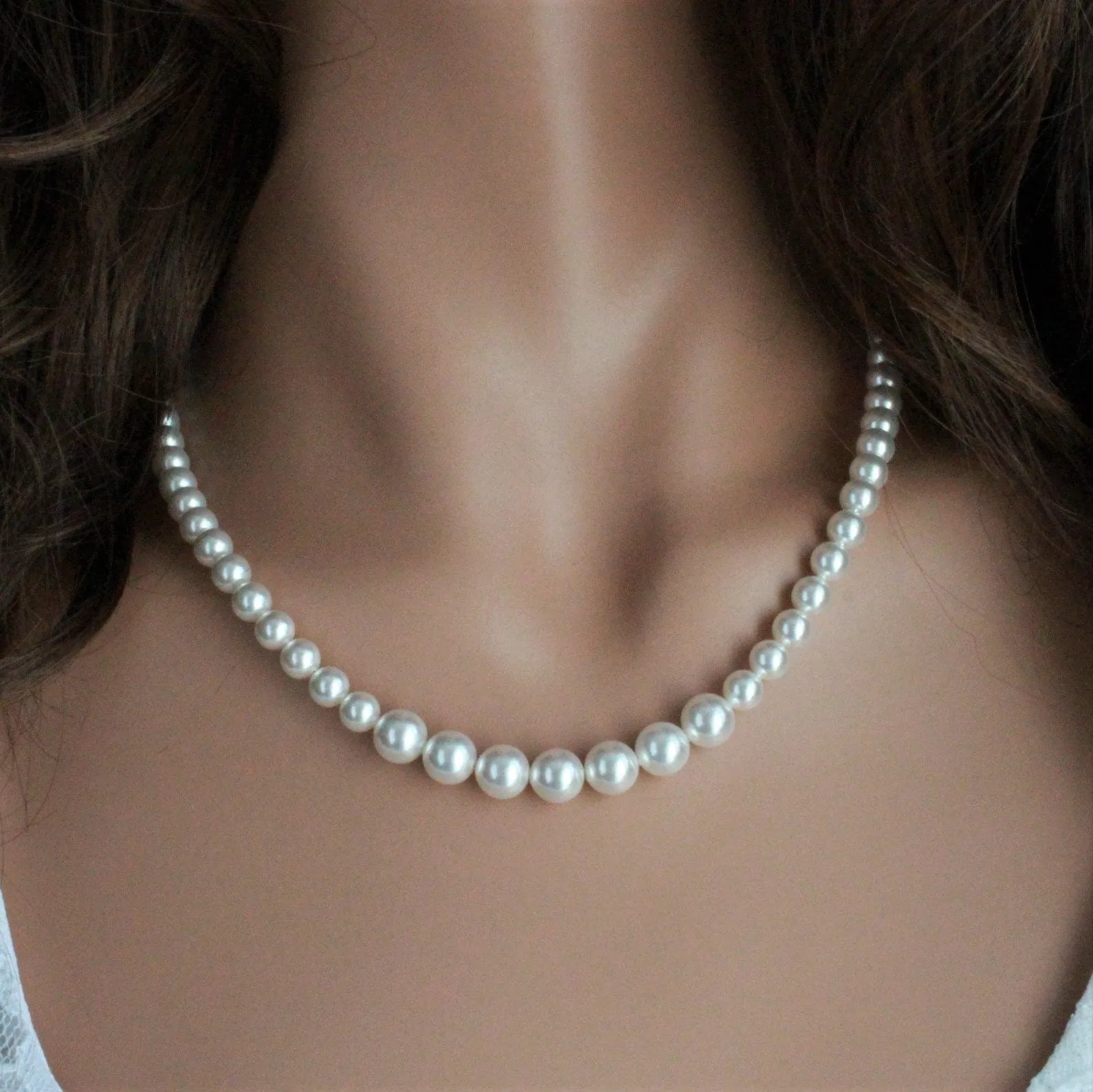 Graduating Pearl Necklace