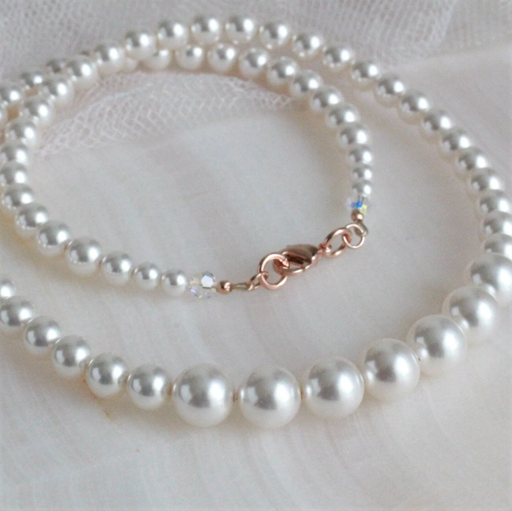 Graduating Pearl Necklace