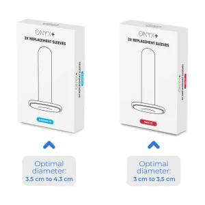 Kiiroo Onyx  Replacement Sleeves 3 Pack