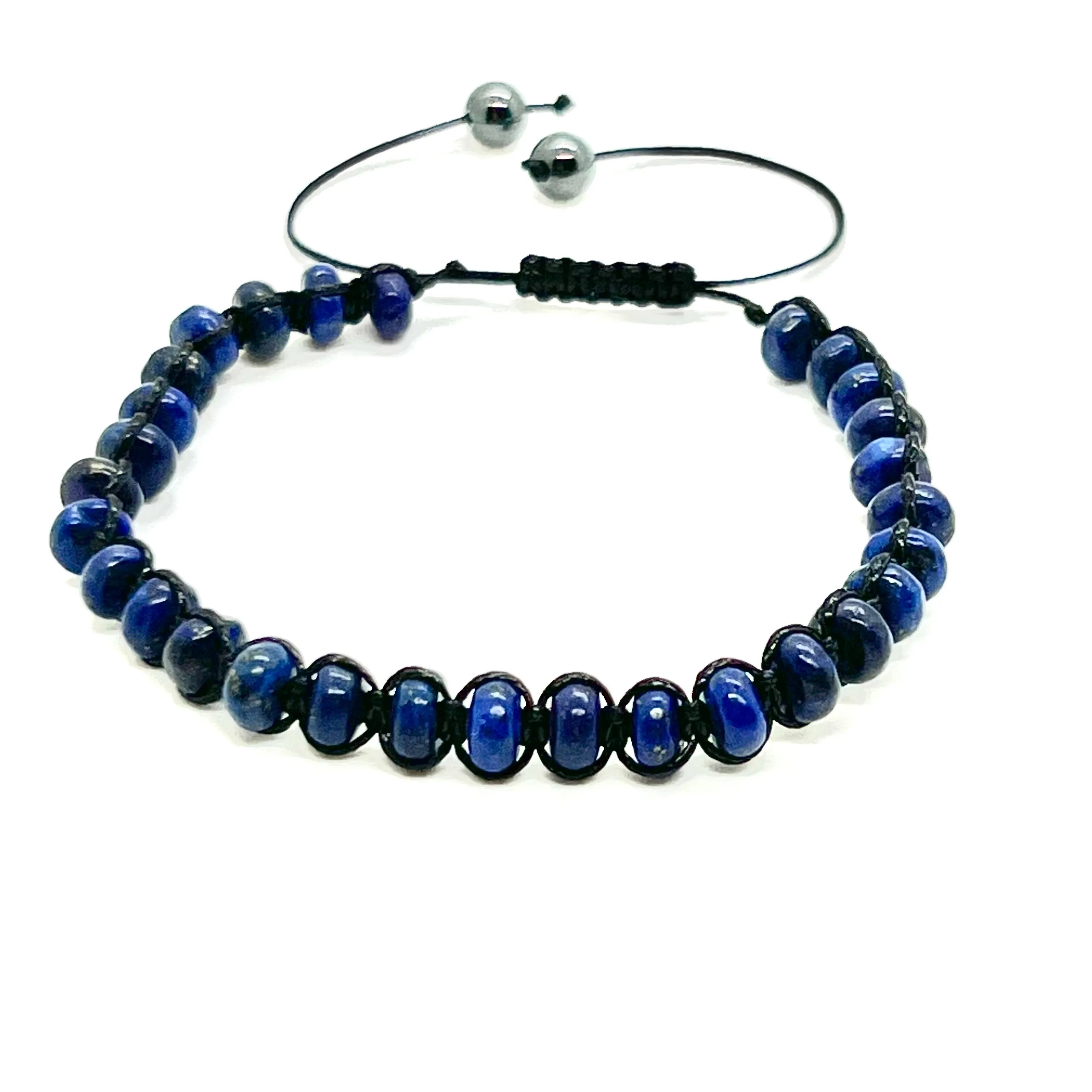 Lapis Lazuli & Hematite Pain Relief Bracelet Pack (Set Of 3)