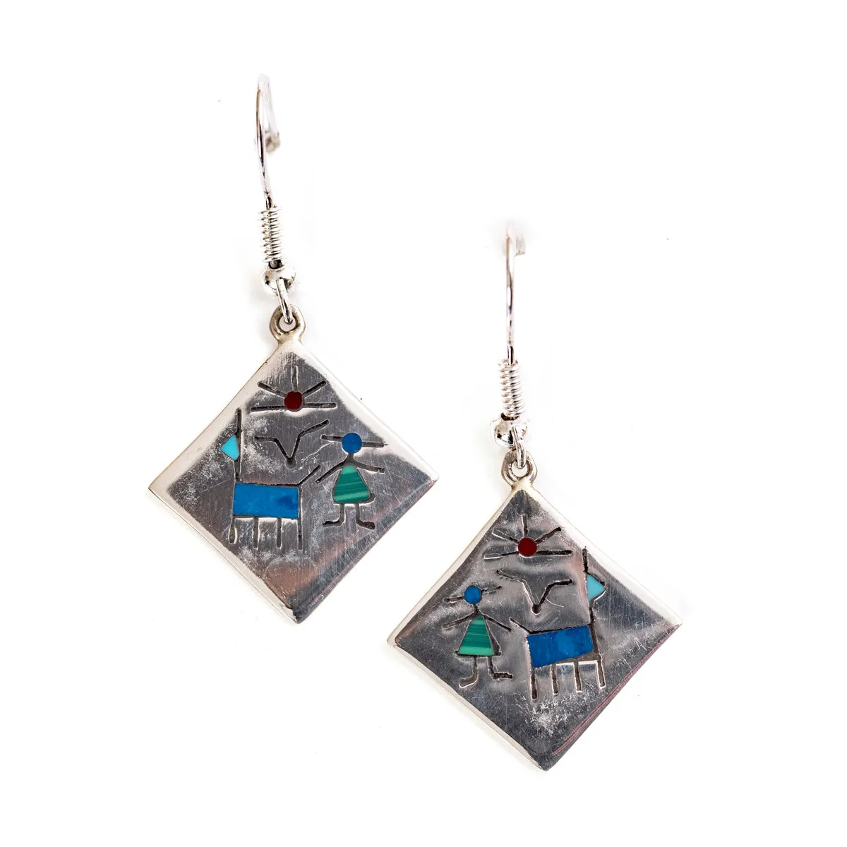 Lapis Lazuli Chenoa Earrings | Handmade Jewelry | Crafted in Santiago