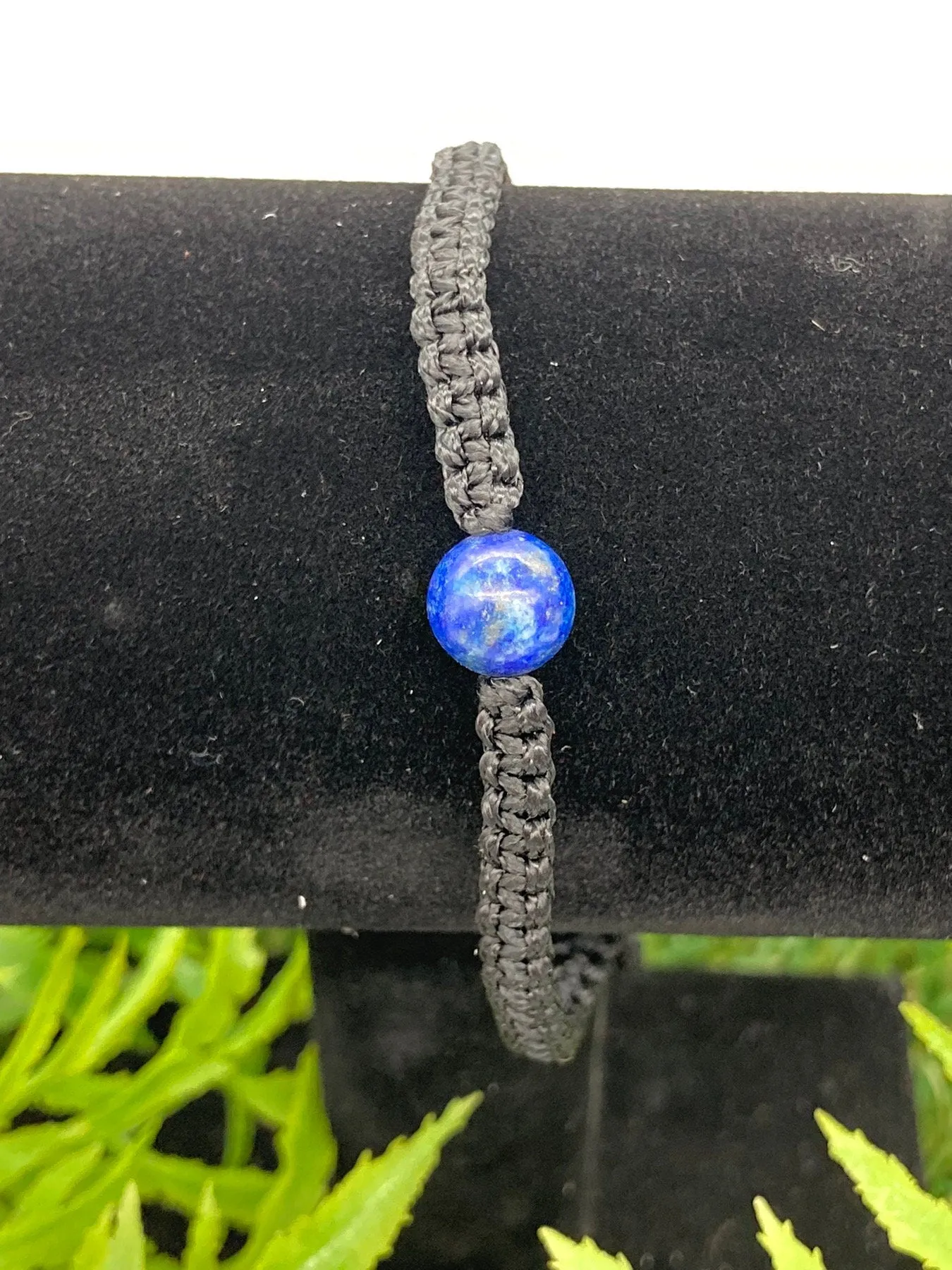Lapis Lazuli Crystal Bead Bracelet Handmade