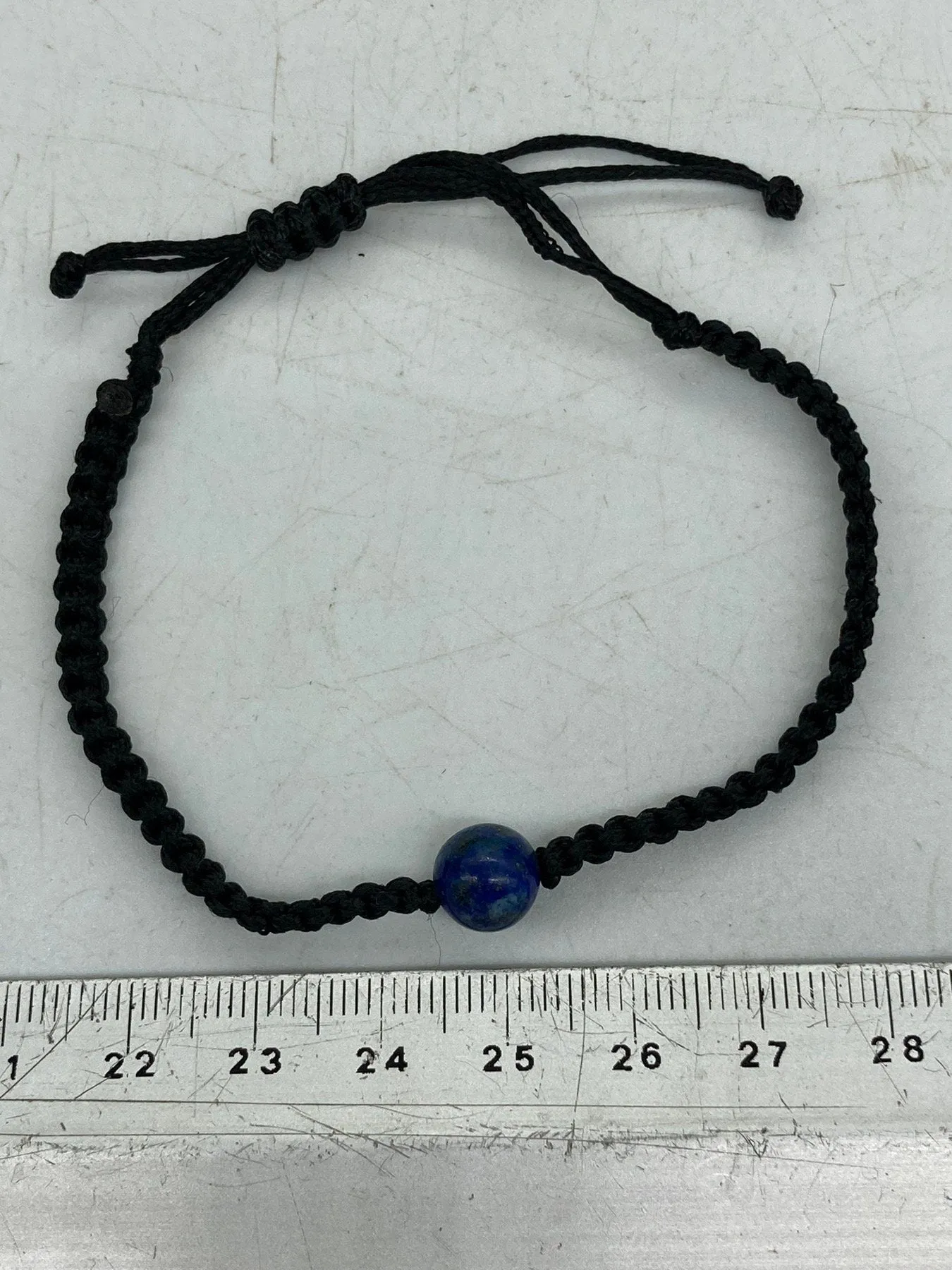 Lapis Lazuli Crystal Bead Bracelet Handmade