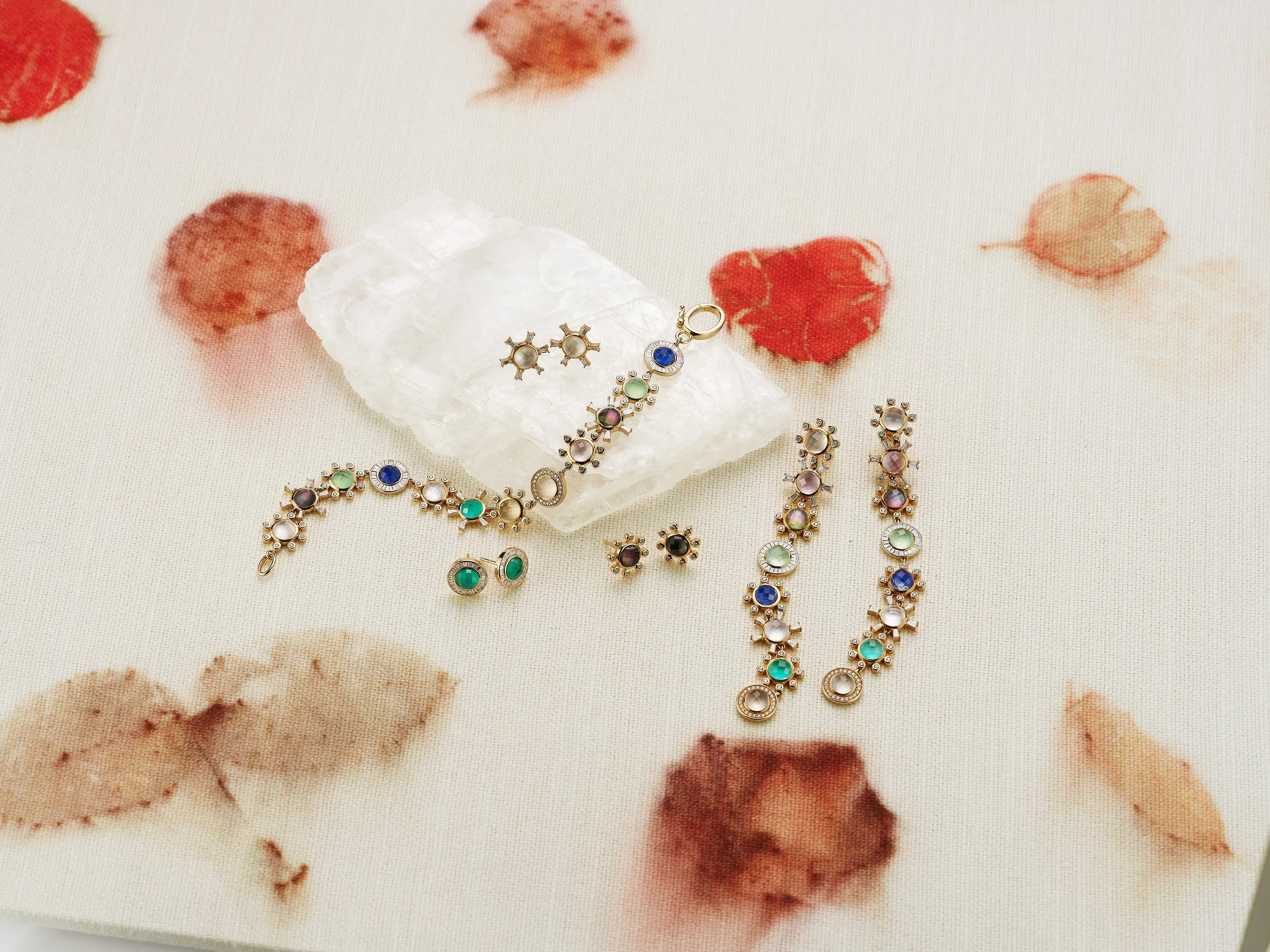 Little Dipper Studs - Lapis Lazuli