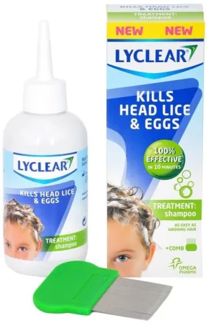 Lyclear Treatment Shampoo & Comb 200ml