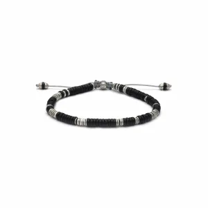 Maor Sterling Silver Black Onyx Lazuli Bracelet