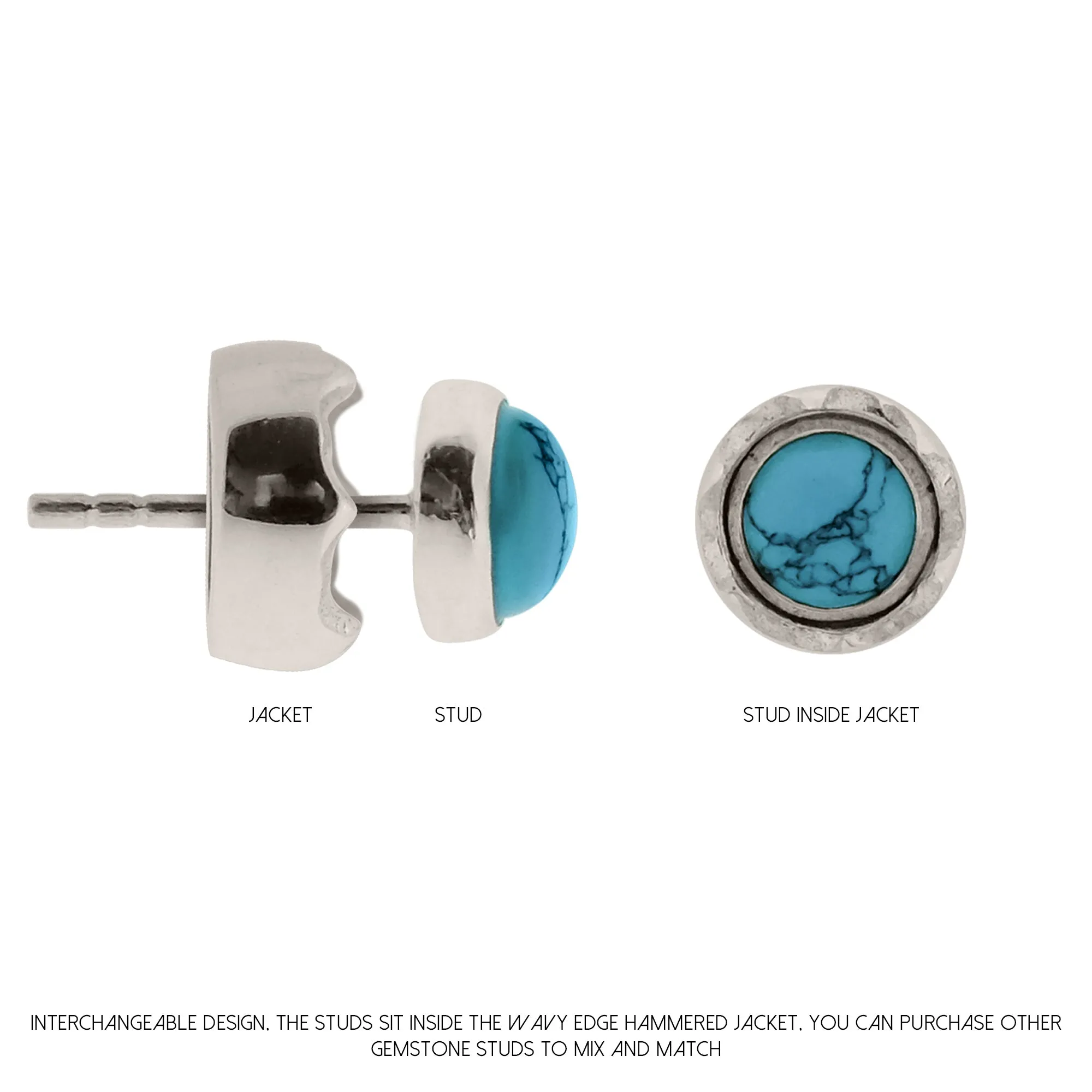Maya Interchangeable Studs