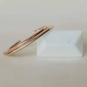 Mercy - Rose Gold & Gold Baby Bangle Stack