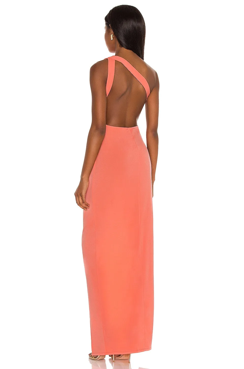 Michael Costello x REVOLE Parker maxi dress in Coral