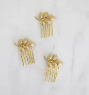 Mini Gold Athena Hair Combs