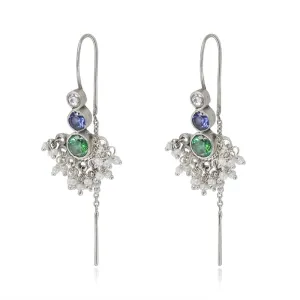 Multicolor Silver 92.5 Sui Dhaga Earring