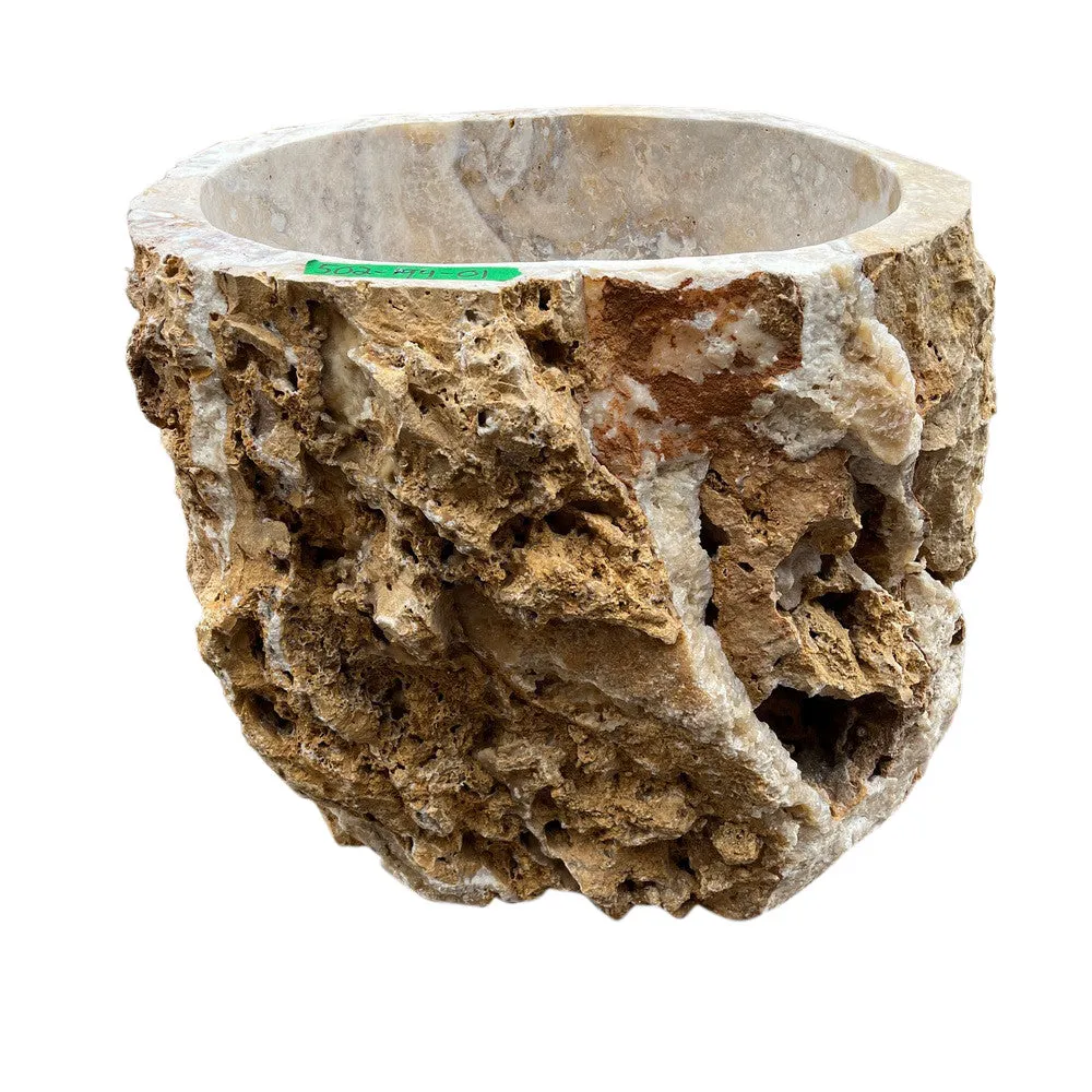 Natural Honey Onyx Planter
