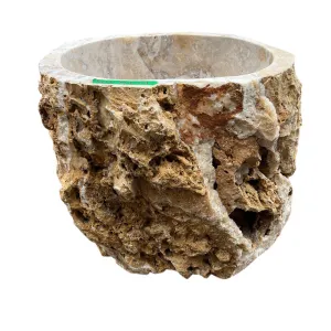 Natural Honey Onyx Planter