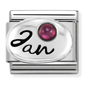 NOMINATION Link Silver January with Garnet