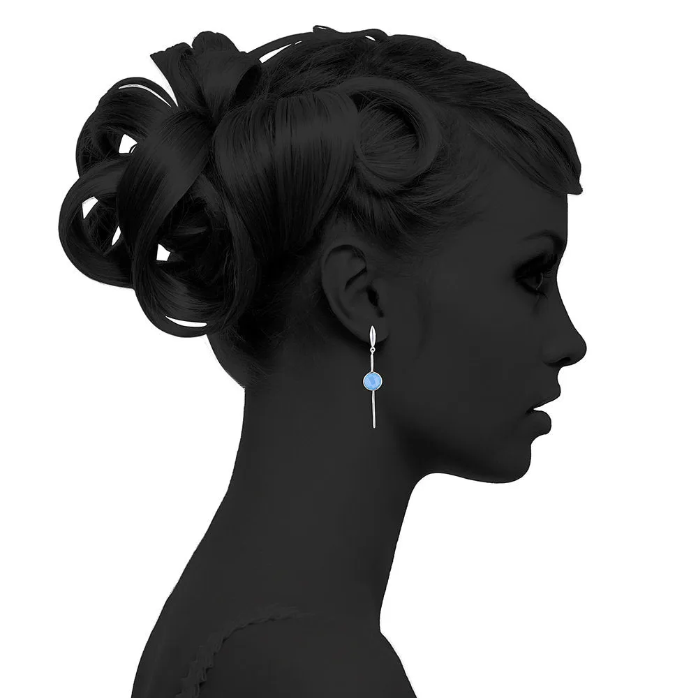 Odille, Green Onyx Earrings