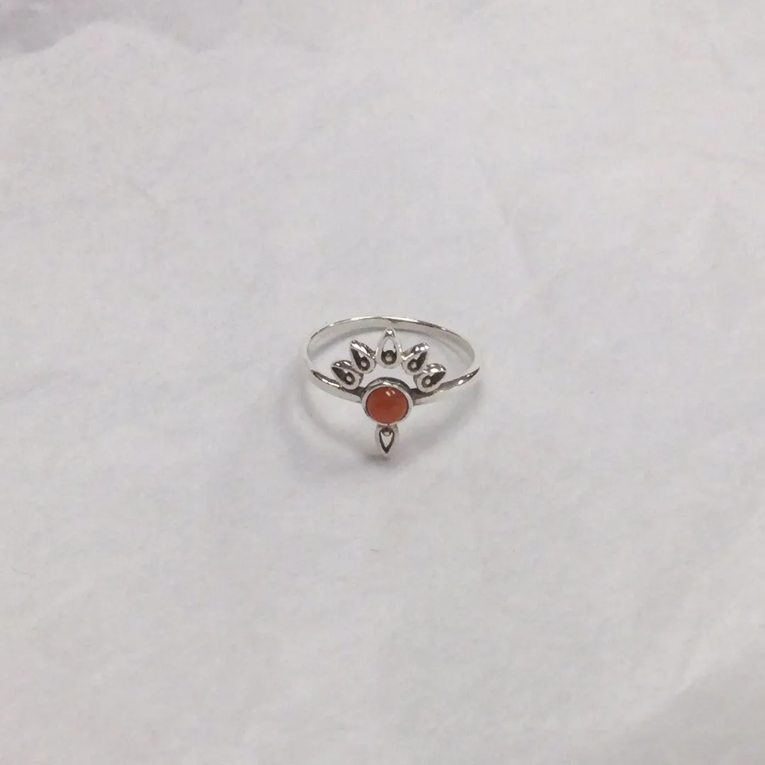 Peacock Gemstone Ring